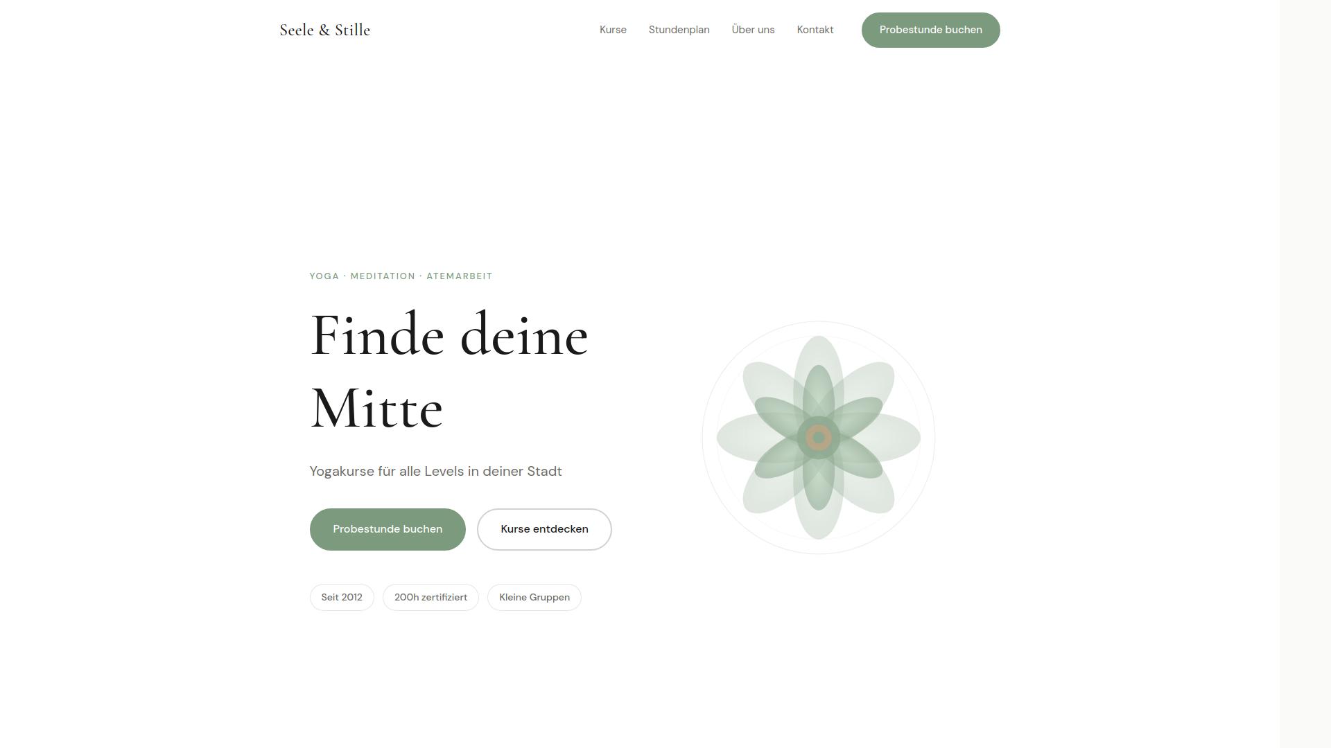 Seele und Stille Website